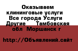 Оказываем клининговые услуги! - Все города Услуги » Другие   . Тамбовская обл.,Моршанск г.